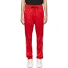 DOLCE & GABBANA RED CROWN LOUNGE PANTS