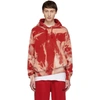 424 424 RED ARMES EDITION BLEACHED HOODIE