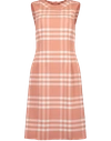 OSCAR DE LA RENTA Plaid Sheath Dress