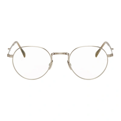 Mr Leight Mr. Leight Silver Hachi C Glasses In Antiqueplgr
