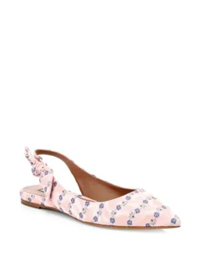Tabitha Simmons Women's Rose Embellished Slide Sandals In White