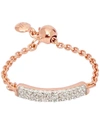 Monica Vinader Fiji Bar Friendship Diamond Chain Ring In Gold