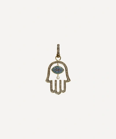 Annoushka 18ct Gold Mythology Hand Of Fatima Pendant