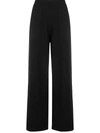 Barrie Straight-leg Knitted Trousers In Black