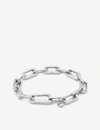 Monica Vinader Silver Alta Capture Charm Bracelet In Silver
