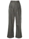 STRATEAS CARLUCCI FLARED CROPPED TROUSERS