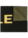 STRATEAS CARLUCCI STRATEAS CARLUCCI LOGO SCARF - BLACK