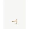 ANNOUSHKA INITIAL I 18CT GOLD AND DIAMOND STUD EARRING
