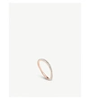 MONICA VINADER RIVA 18CT ROSE-GOLD VERMEIL AND DIAMOND RING,11681059