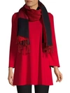 EILEEN FISHER Wool-Blend Colorblocked Scarf