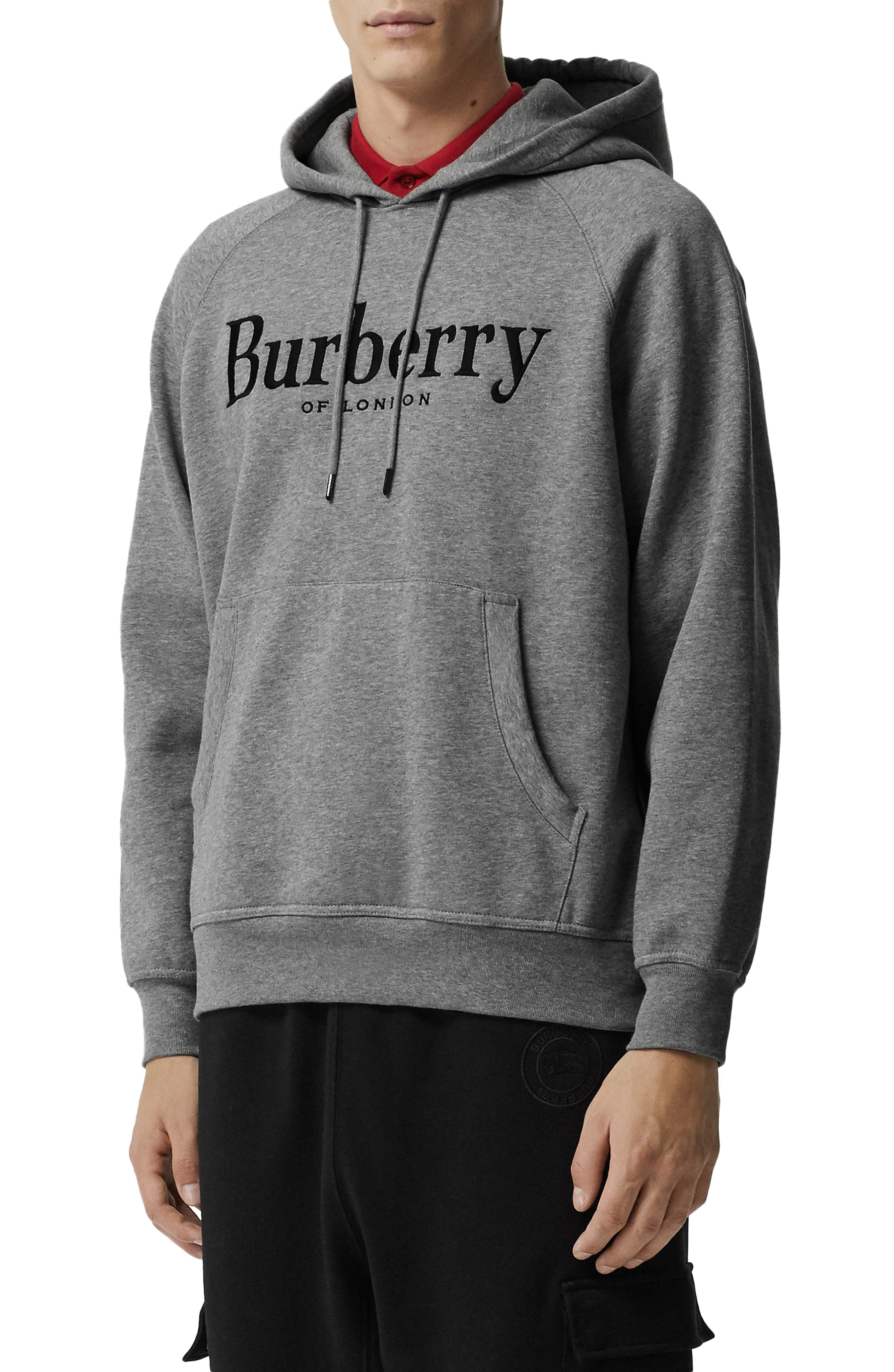 burberry clarke logo hoodie