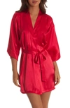 IN BLOOM BY JONQUIL Satin Robe,JFB032