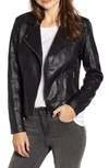 CUPCAKES AND CASHMERE FAUX LEATHER MOTO JACKET,CI402853