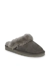 AUSTRALIA LUXE COLLECTIVE Dyed Shearling Closed Mule Slippers,0400099452103