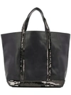 Vanessa Bruno Sequined Tote Bag In Black