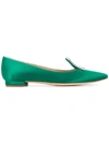 MANOLO BLAHNIK MANOLO BLAHNIK BORLA LOAFERS - GREEN