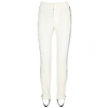 MONCLER WHITE STRIPED TWILL TROUSERS,2845811