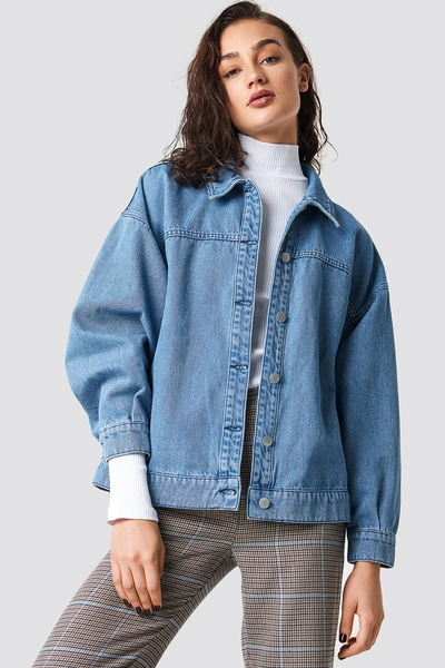 Astrid Olsen X Na-kd Denim Jacket - Blue