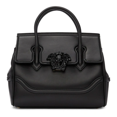 Versace Black Medium Empire Bag In Knjoc Black