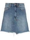 KSUBI HI-LINE MINI DENIM SKIRT