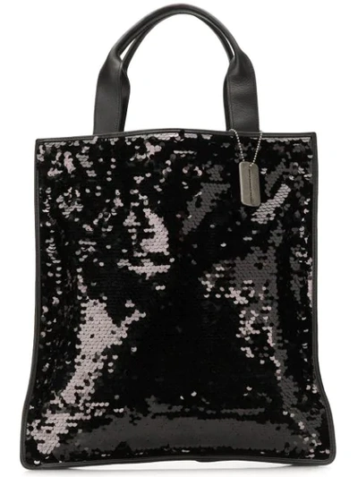 Faith Connexion Kappa Sequins Bag In Black