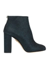 Charlotte Olympia Ankle Boots In Dark Blue