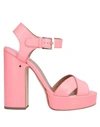 LAURENCE DACADE LAURENCE DACADE WOMAN SANDALS PINK SIZE 10 SOFT LEATHER,11604883TI 7