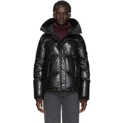 Kenzo Padded Quilted High-neck Shell Jacket In Black