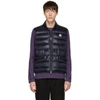 Moncler Gui Logo-patch Puffer Gilet In Dark Blue