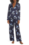 Splendid Women's Notch Collar Pajama Set, Online Only In Evening Floral