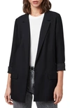 ALLSAINTS ALEIDA OPEN FRONT BLAZER,WT016P