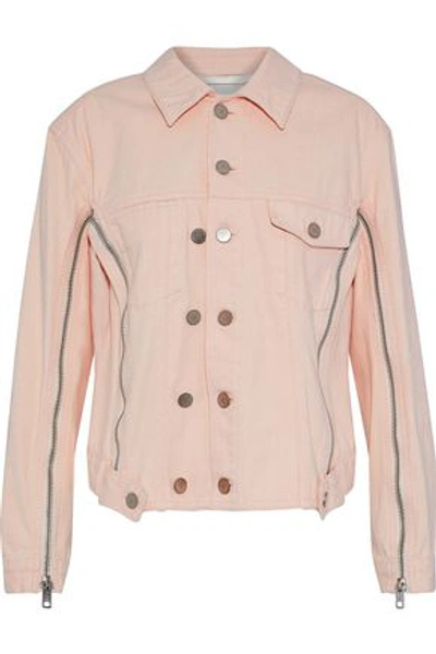 3.1 Phillip Lim / フィリップ リム Zip-detailed Denim Jacket In Light Pink