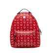 MCM Stark Backpack in White Logo Visetos,8809578640128