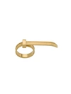 AMBUSH AMBUSH ZIP TIE RING - GOLD