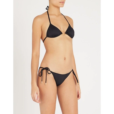 Melissa Odabash Miami Triangle Bikini Top In Black