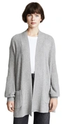 WHITE + WARREN Blouson Sleeve Coatigan