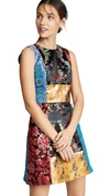 ALICE AND OLIVIA Malin Patchwork Dress