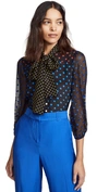 ALICE AND OLIVIA Jeannie Button Down