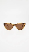 GARRETT LEIGHT X CLARE V. 47 CAT EYE SUNGLASSES