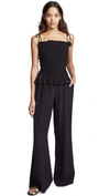TORY BURCH SMOCKED JUMPSUIT