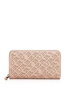 BURBERRY PERFORATED LEATHER ZIPAROUND WALLET,4078955