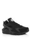 Nike Air Huarache Run Qs Sneakers In Black/black