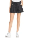 A MERE CO ANNA HIGH-WAIST SHORTS,80054721AMR19074