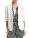BRUNELLO CUCINELLI Linen & Cotton Suit Jacket