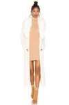 SHOW ME YOUR MUMU LOMBARDI FAUX FUR LONG CARDIGAN,SHOW-WK43