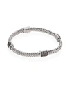 JOHN HARDY CLASSIC CHAIN GEMSTONE & STERLING SILVER FOUR-STATION EXTRA-SMALL BRACELET,0400099095573