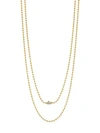 MARIA CANALE FLAPPER 18K YELLOW GOLD & DIAMOND SINGLE STRAND NECKLACE,400099962306