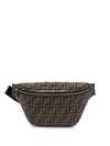 FENDI FF Embossed Belt Bag