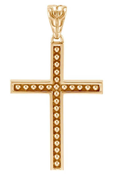 John Hardy 18kt Yellow Gold Jawan Cross Pendant
