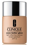 Clinique Even Better Glow Light Reflecting Makeup Broad Spectrum Spf 15, 1.0 Oz./ 30 Ml, Sand In 90 Sand